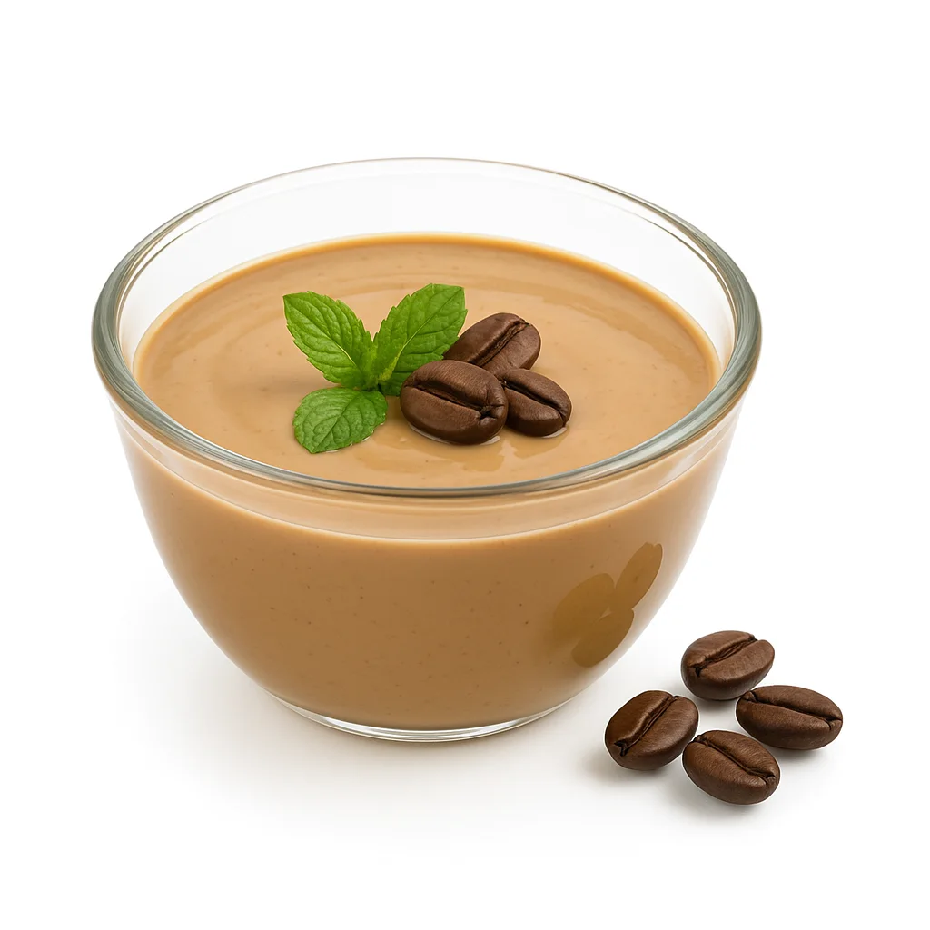Koffie shake en koffiebonen